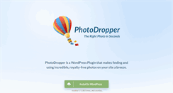 Desktop Screenshot of photodropper.com